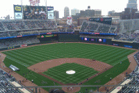 2nd game ever played at Target Field I believe.  I was not there. Boo.