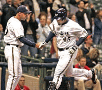 Carlos Lee made a practice of jogging around the basis.  He will be missed, but the players they recieved in his place will be a big part of the Brewers Future