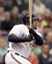 Prince Fielder led all rookies with 28 homeruns.  He finished with 81 rbi, and .271 ba.  