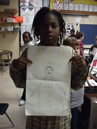 This student was clearly thrilled to have won the presidential lottery and gotten to do Chester A Arthur as her project.