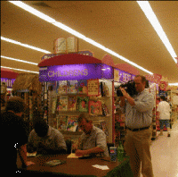 Page 3 was not the only media outlet covering the book signing.